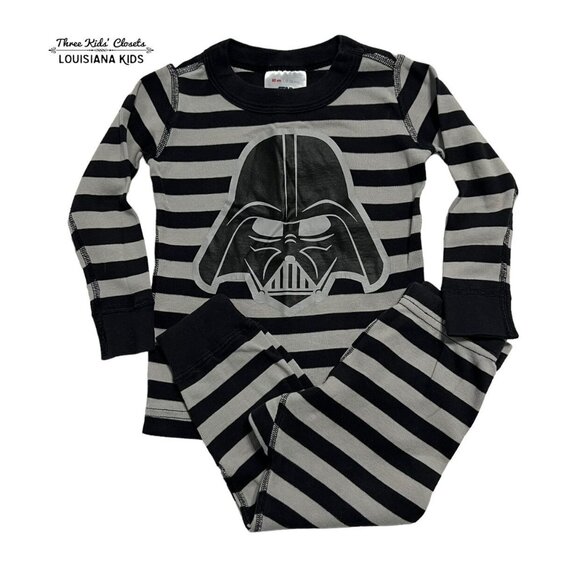 Hanna Andersson Sz 80 (18-24m) Star Wars Darth Vader Pajamas - Picture 1 of 8